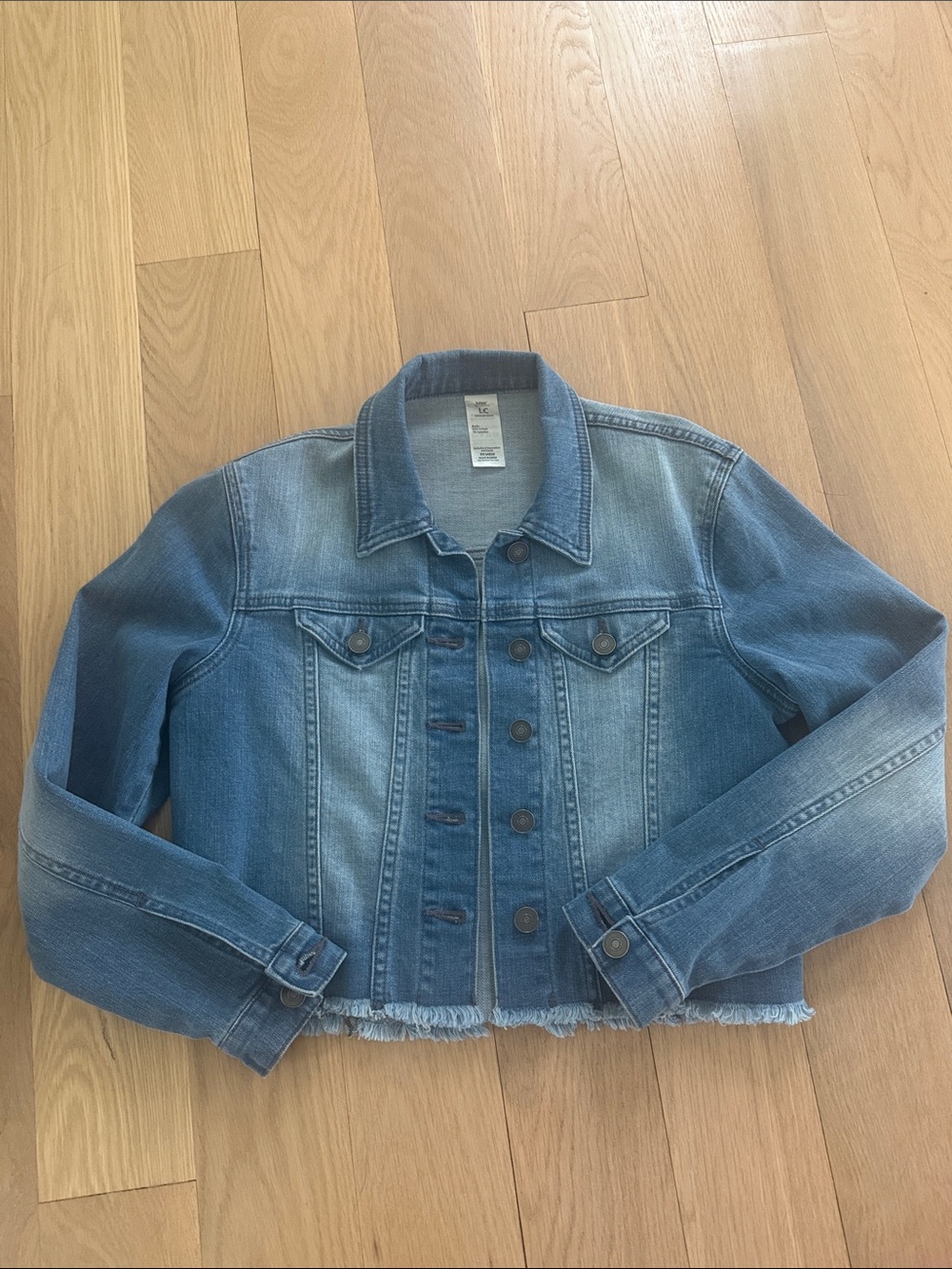 Balera Cropped Blue Denim Jacket